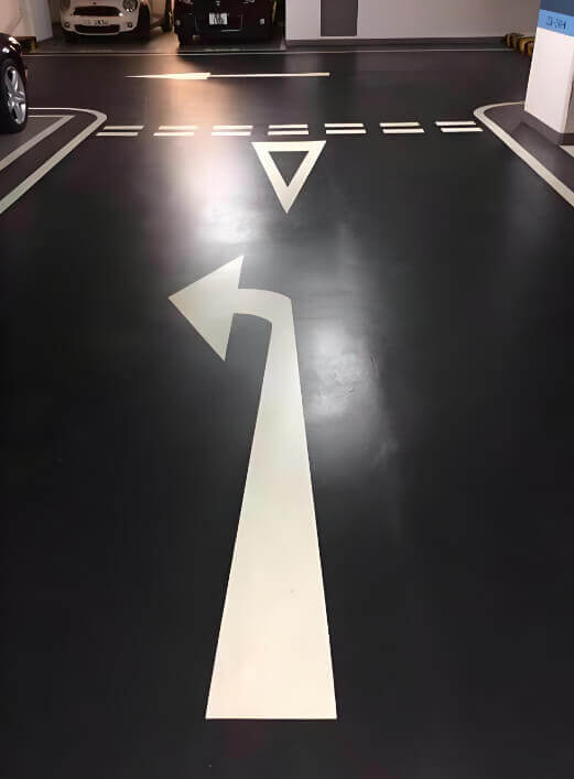 Sàn epoxy Màu đen Sàn epoxy Màu đen