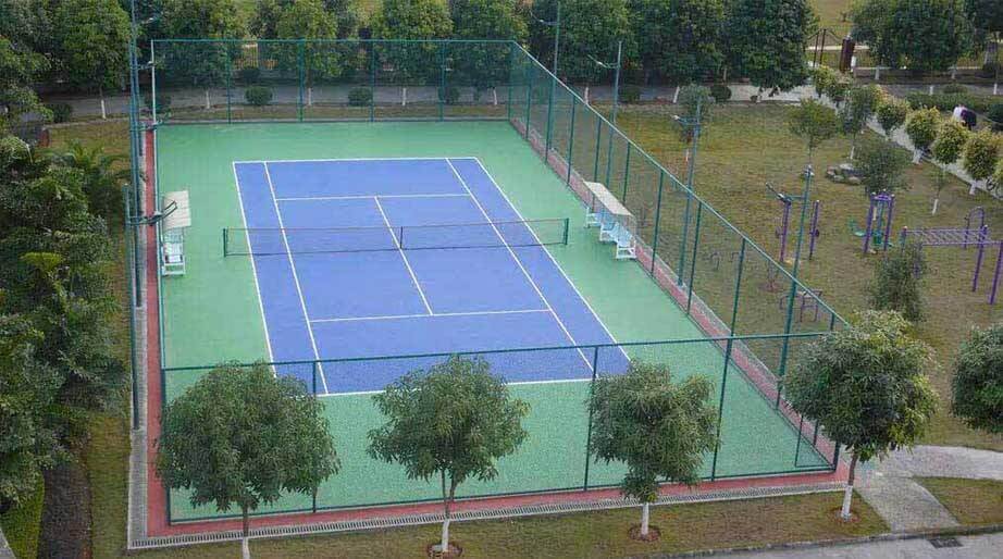 Sơn Sàn Sân Tennis Thi Đấu