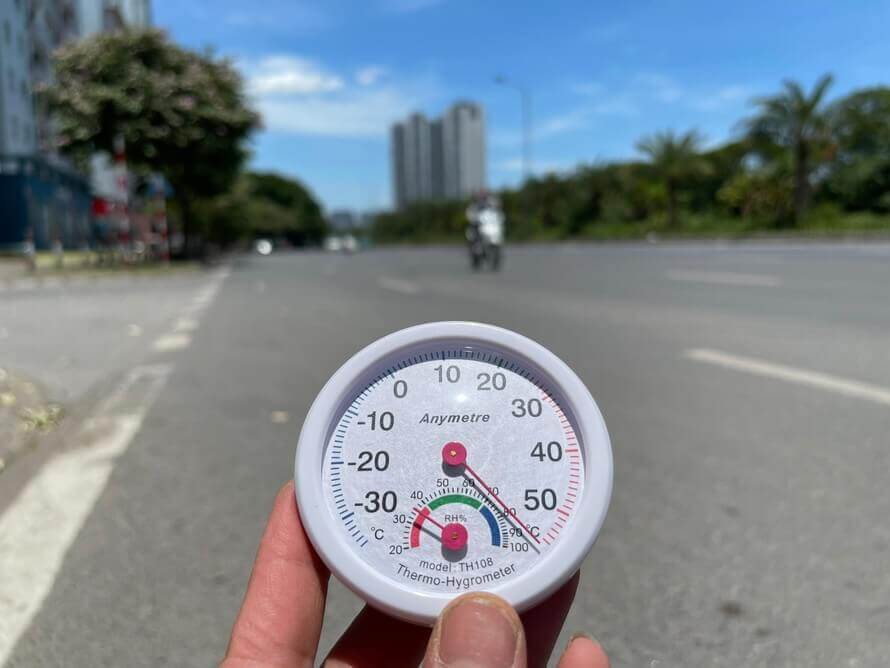 Nhiệt độ đo ngoai đường Nhiệt độ đo ngoai đường