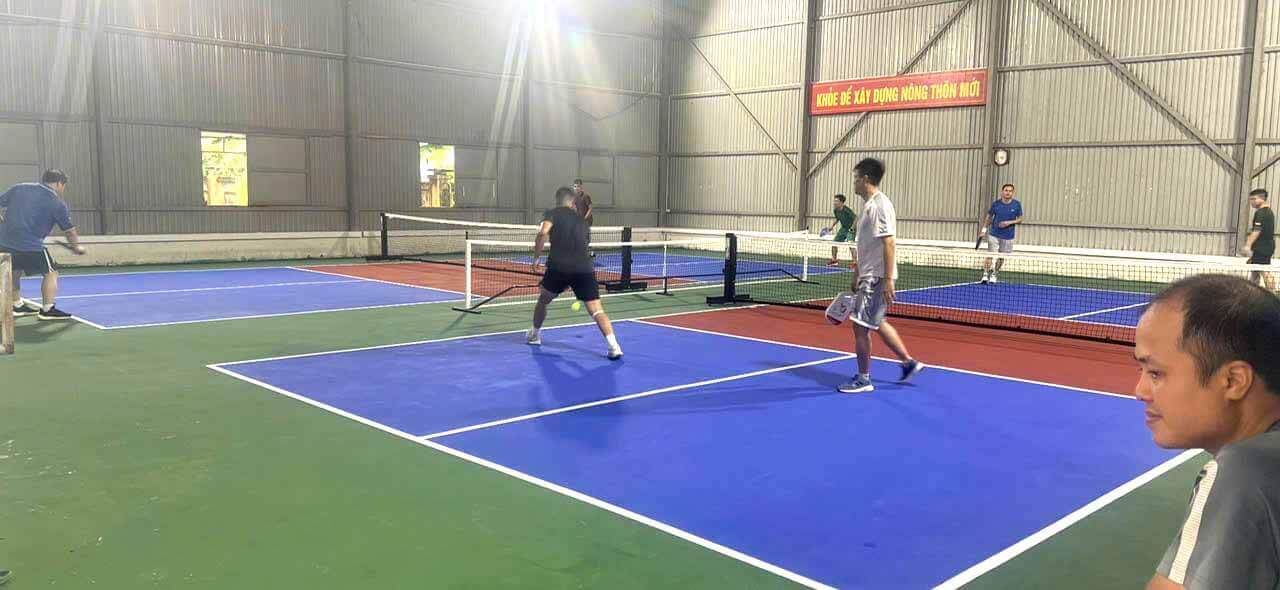 Kích thước sân Pickleball hình chữ nhật