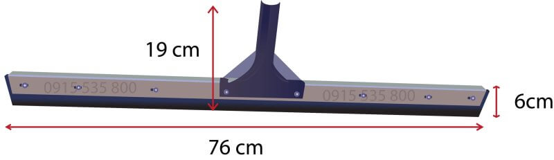 Kích thước Bàn gạt nhỏ lưỡi cao su