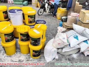 phương pháp sử dụng nhựa đường (bitum) hàng đi tỉnh