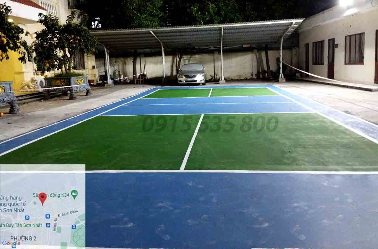 Thi Công Cải Tạo sân pickleball cũ- sân tennis Cũ