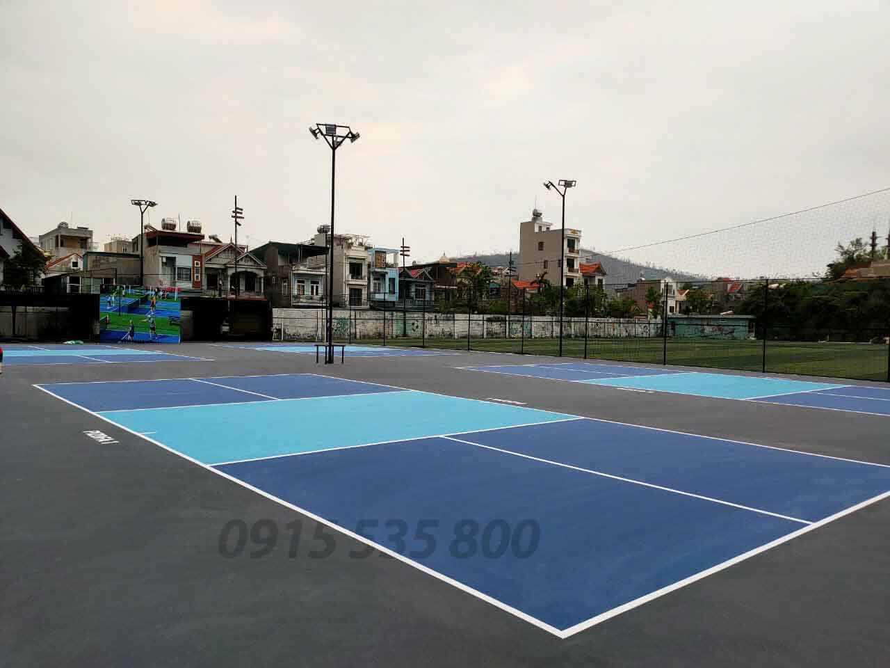 Thi công sân Pickleball Hà Nội