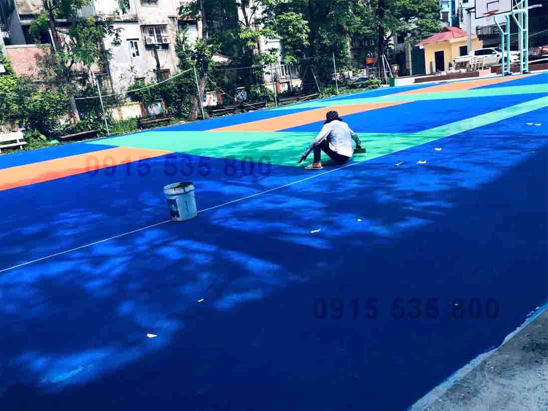 Lớp phủ Sportlight hệ thống thi công sân picleball ngoài trời Lớp phủ Sportlight hệ thống thi công sân picleball ngoài trời