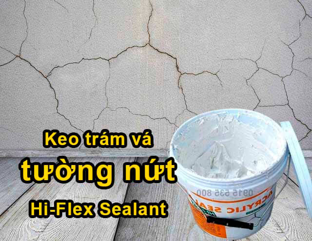 Tường bị nứt chân chim chân tóc