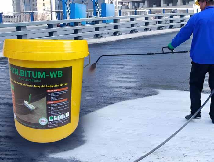 Vật liệu chống thấm bitum nhựa đường có nhiều ứng dụng: