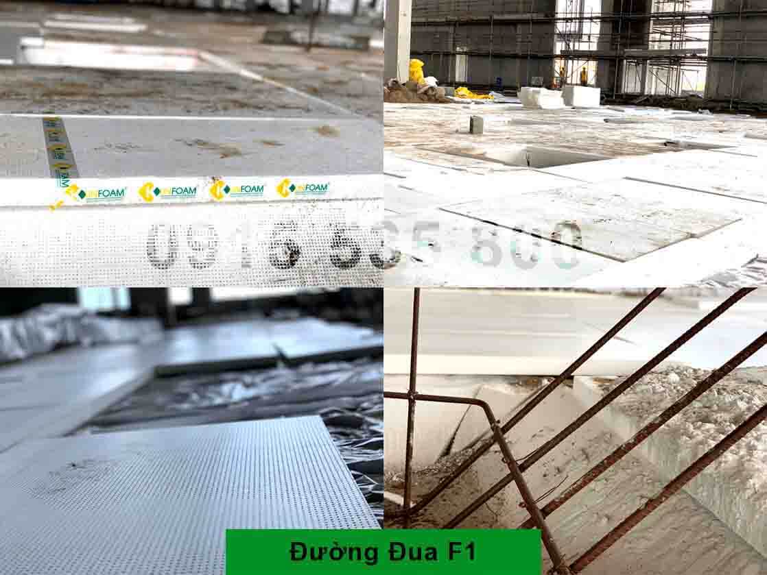 dự án ứng dụng xốp xps Đường đua f1 Dự án: Dãy nhà thi đấu đường đua F1 - Mỹ Đình Hà Nội