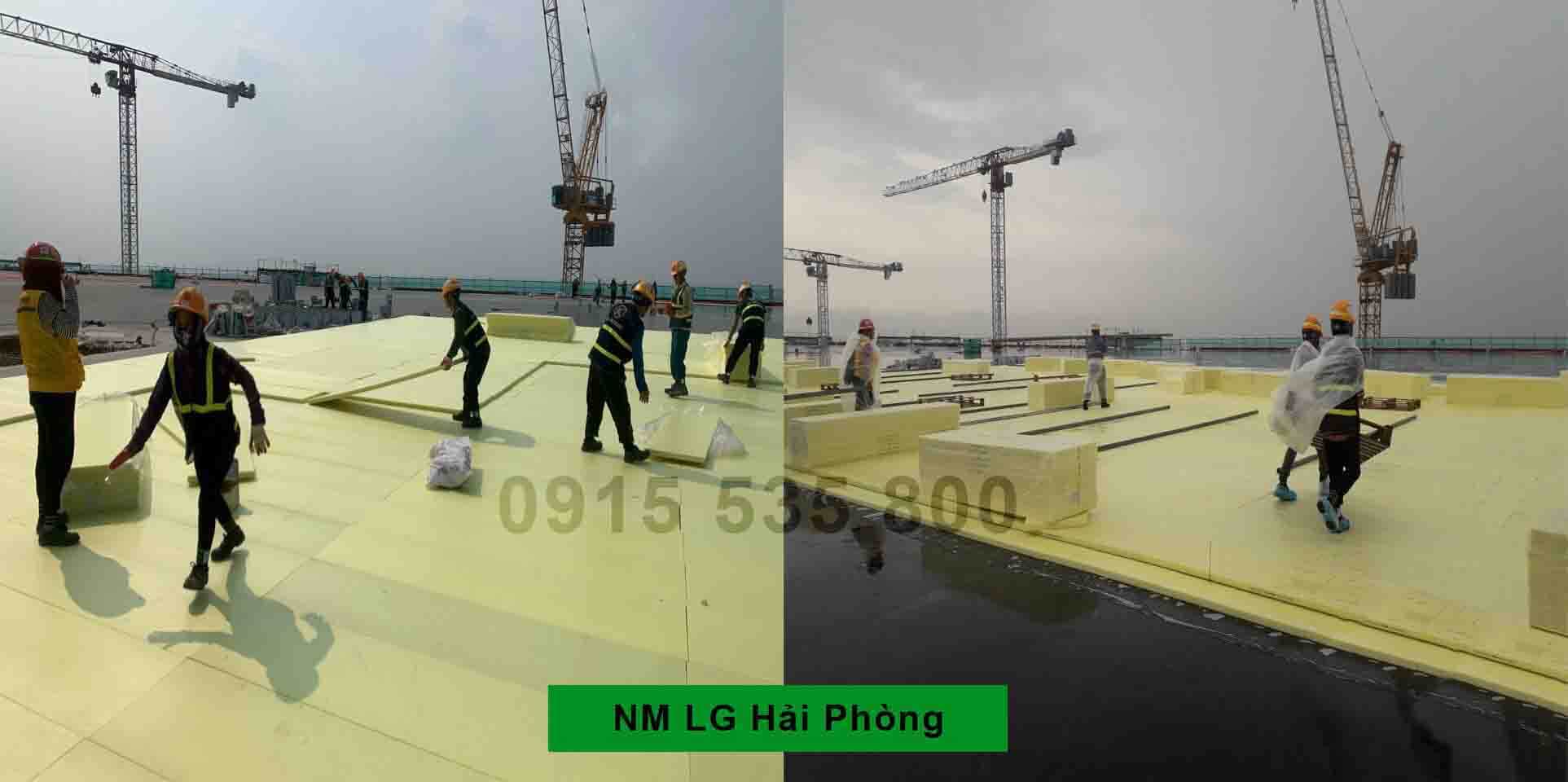 Tổng hợp dự án ứng dụng xốp xps cách nhiệt trong xây dựng 25 2 Dự án: Nhà Máy LG Hải Phòng