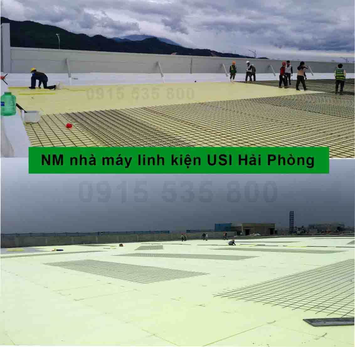 Tổng hợp dự án ứng dụng xốp xps cách nhiệt trong xây dựng 25 4 Nhà máy linh kiện USI Hải Phòng