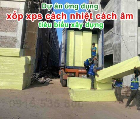 Tổng hợp dự án ứng dụng xốp xps cách nhiệt trong xây dựng