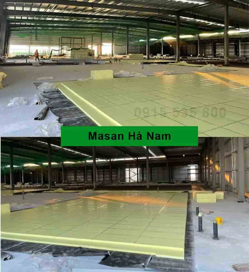 Tổng hợp dự án ứng dụng xốp xps cách nhiệt trong xây dựng 25 3 Dự án: Kho giết mổ gà Masan - Hà Nam