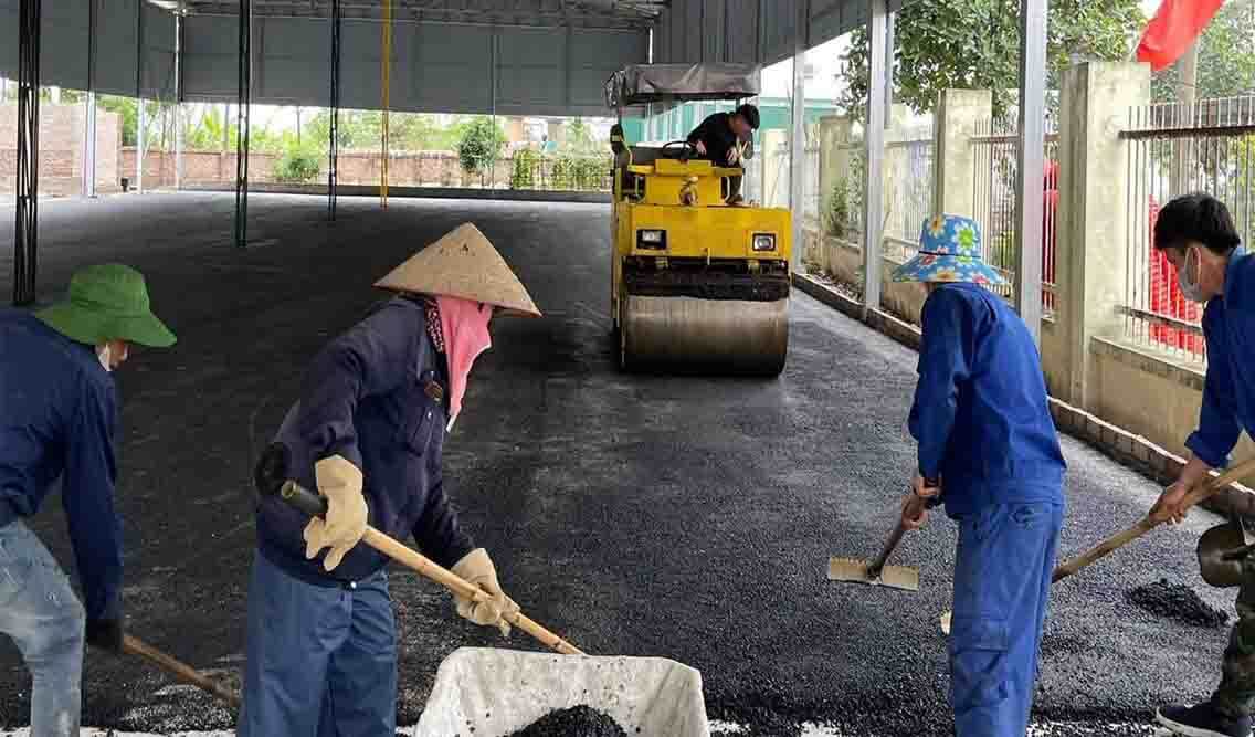 Ưu điểm đặc điểm nổi bật bê tông nhựa Asphalt thi công sân Pickleball Hà Nội Ưu điểm đặc điểm nổi bật bê tông nhựa Asphalt thi công sân Pickleball Hà Nội