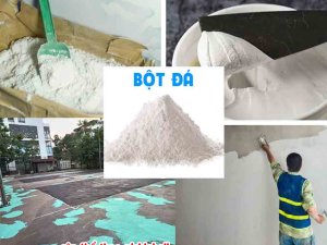 Bột bả bột trét tường vữa Trong ngành thi công sân thể thao pickleball tennis bóng rổ