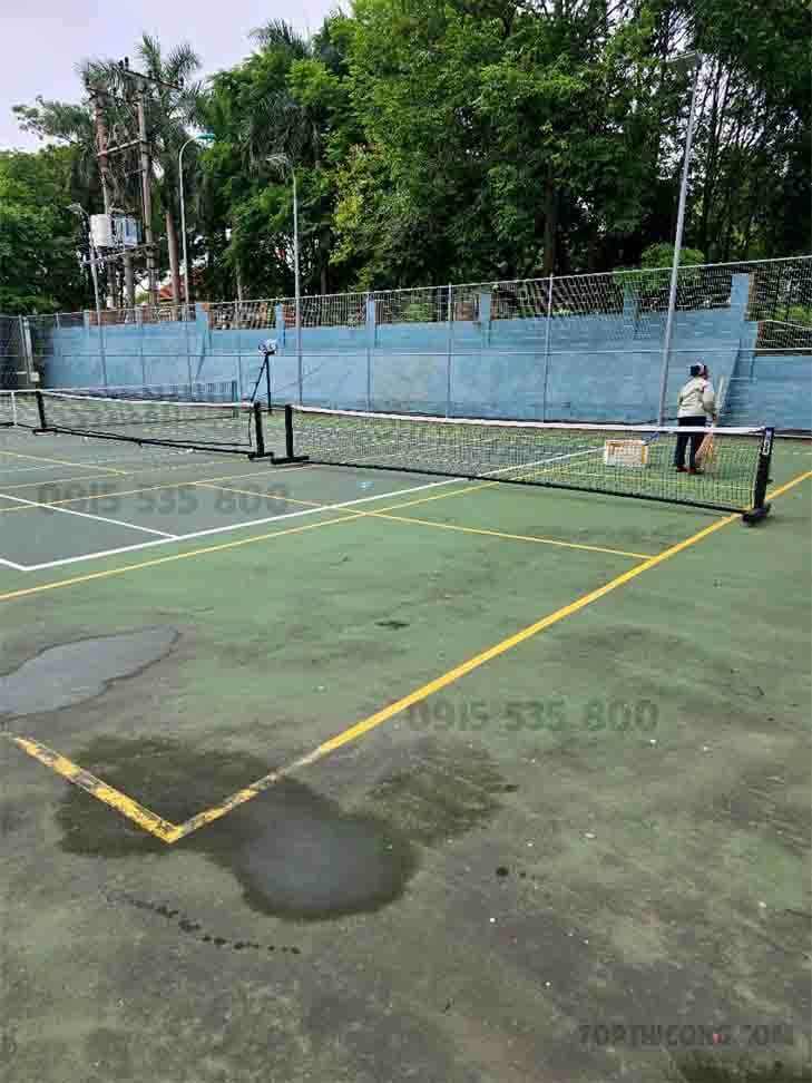 Chi phí báo giá thi công sân pickleball và vấn đề cần lưu ý