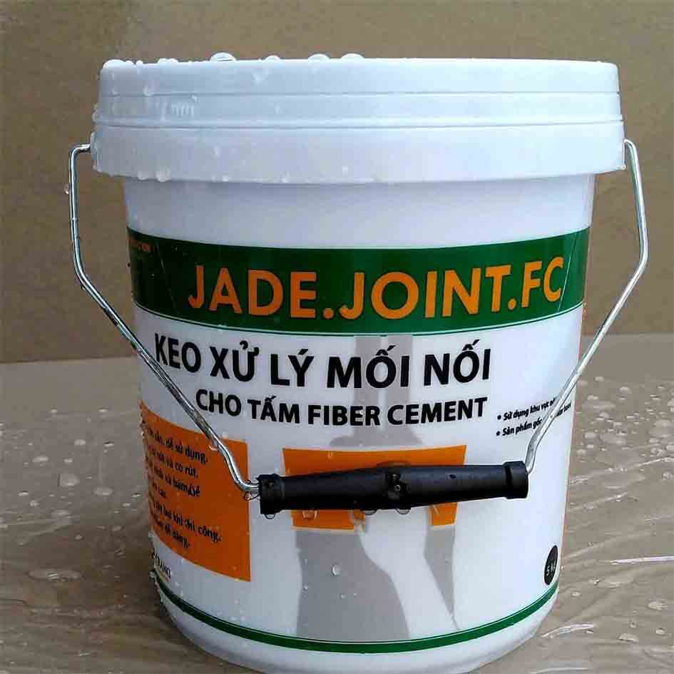 keo xử lý mối nối tấm xi măng Cemboard Jade Joint FC lon 1kg lon 5kg thùng 16kg