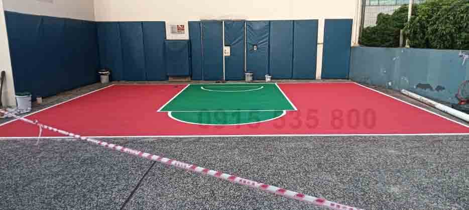 Sân bóng rổ bán chuyên 3x3